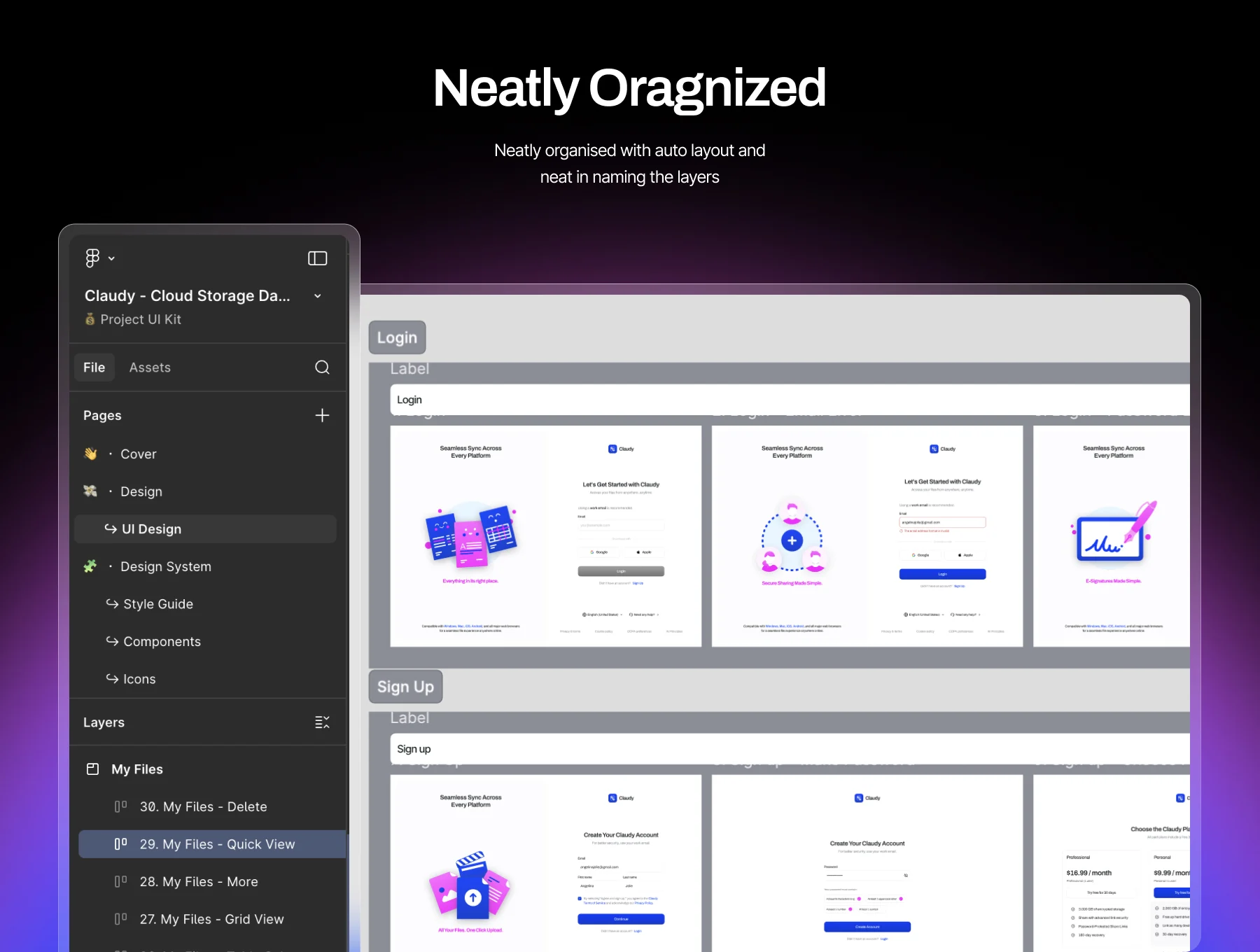 Claudy - Cloud Storage UI Kit - view 6