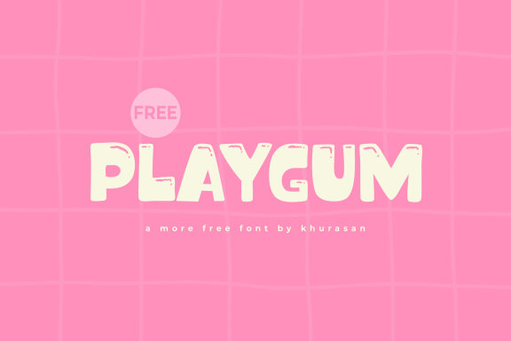 Playgum FREE Font - view 1