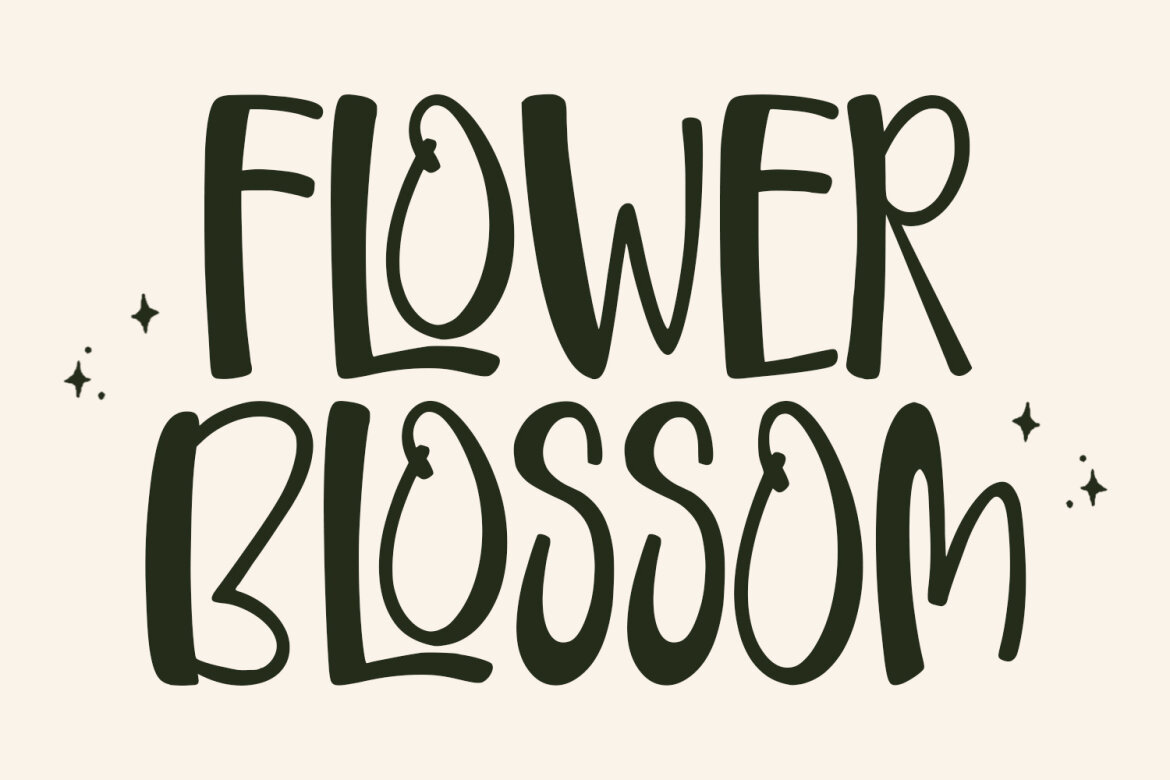 Bloerd Xlospun Cute Kids FREE Font - view 5