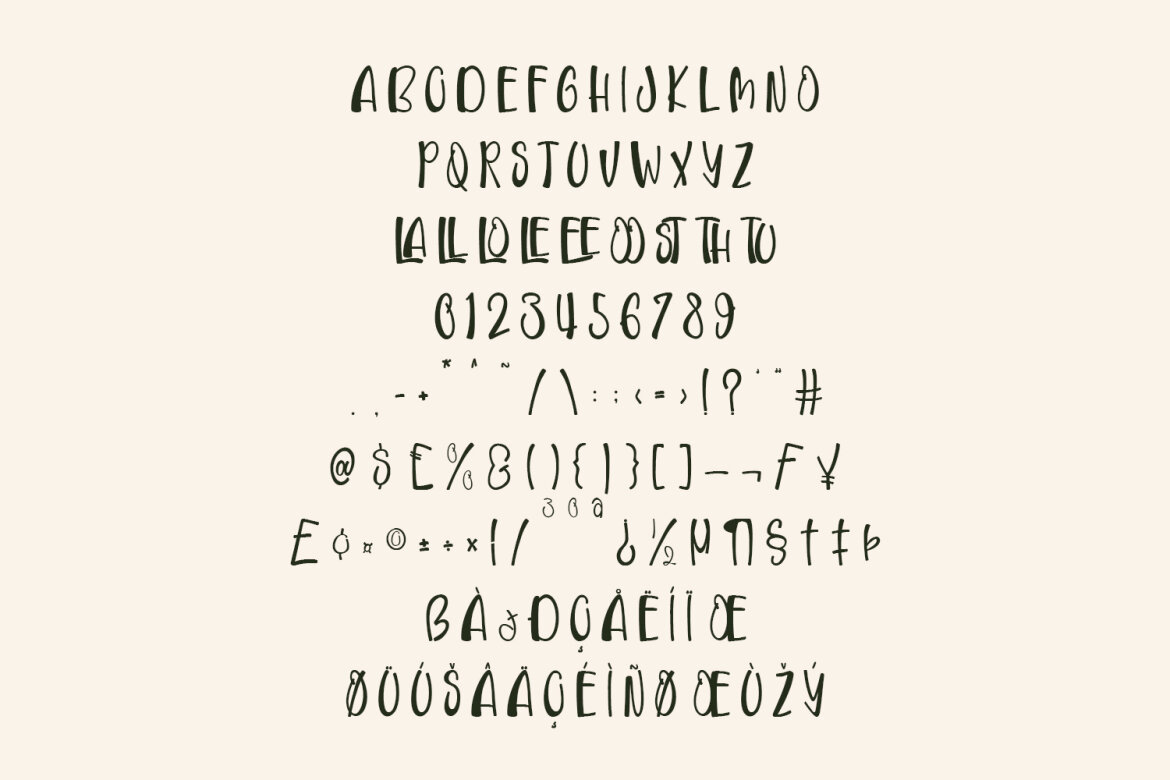 Bloerd Xlospun Cute Kids FREE Font - view 7