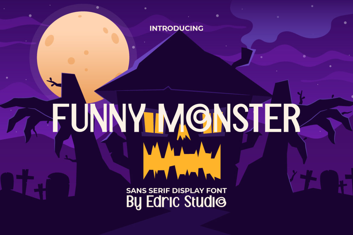 Funny Monster FREE Font alternate
