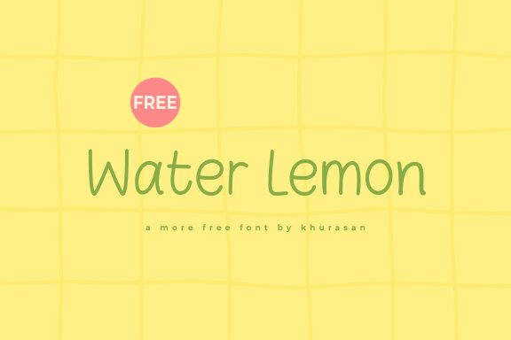 Water Lemon FREE Font
