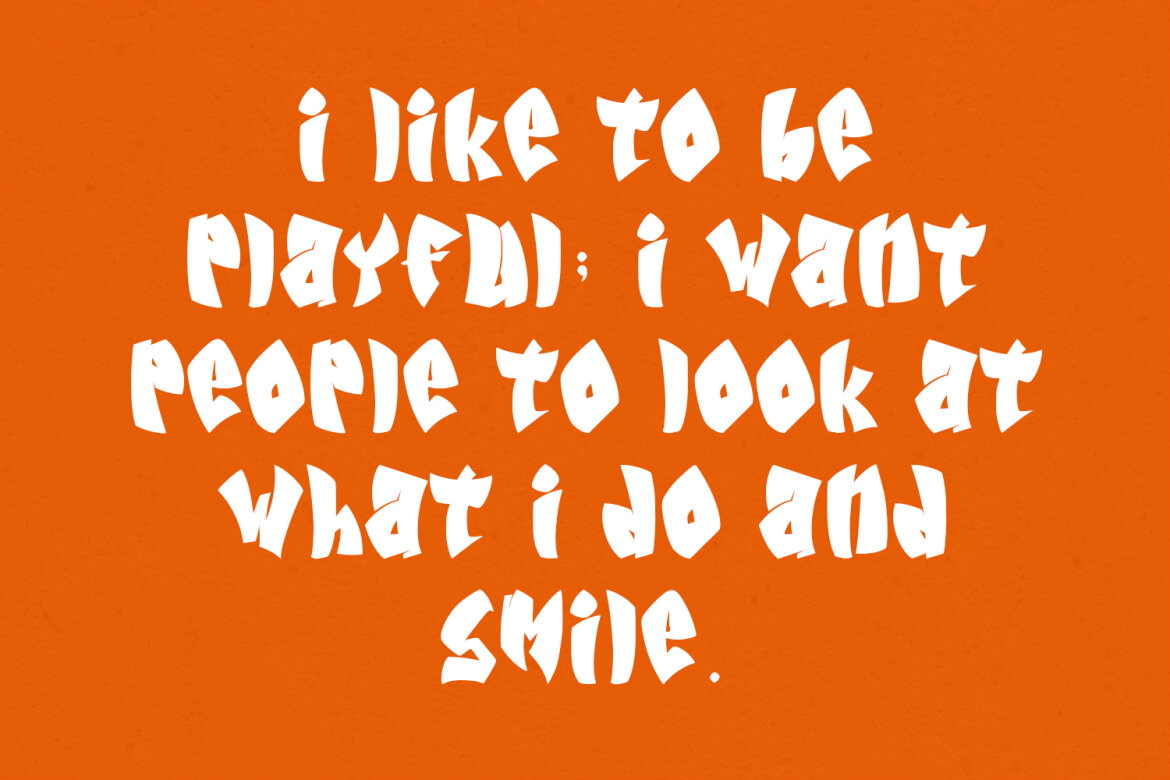 Vattiq Japanese Graffiti FREE Font - view 6