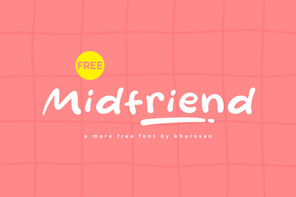 Midfriend FREE Font - view 1