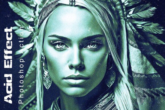 Acid Effect FREE Photoshop Action