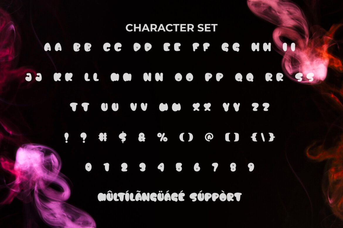 Smoke Bomb FREE Font - view 4