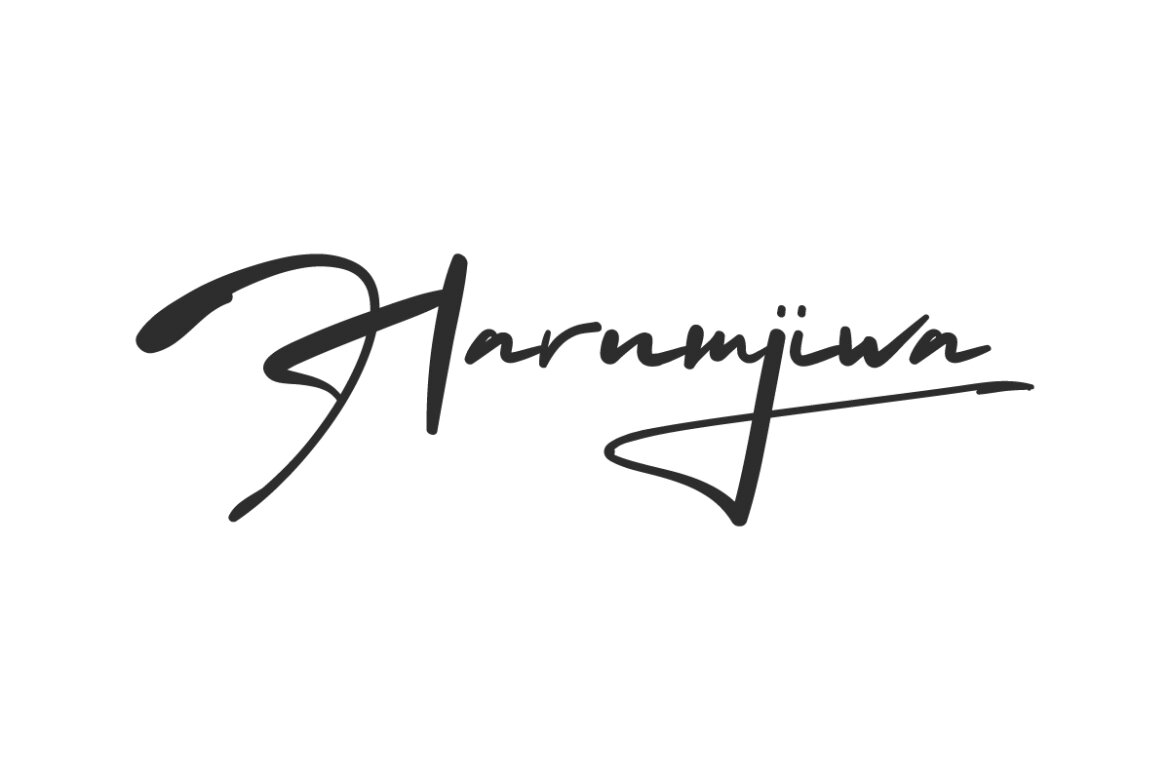 Harumjiwa FREE Font - view 9