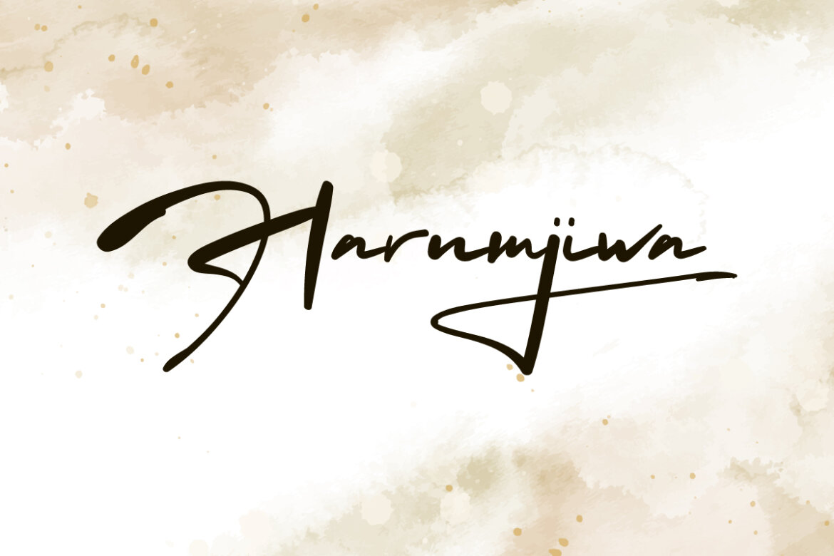 Harumjiwa FREE Font - view 7