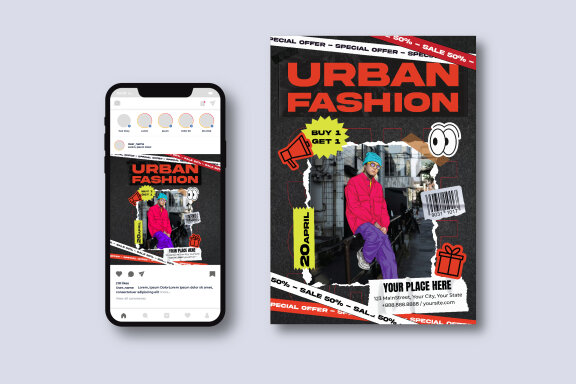 Urban fashion FREE Flyer