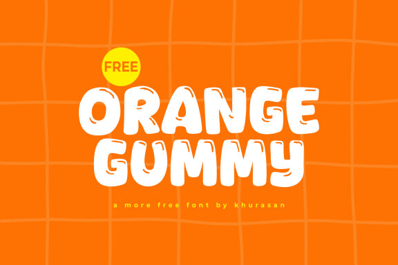 Orange Gummy FREE Font