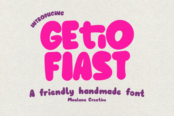 Getio Fiast Friendly FREE Font