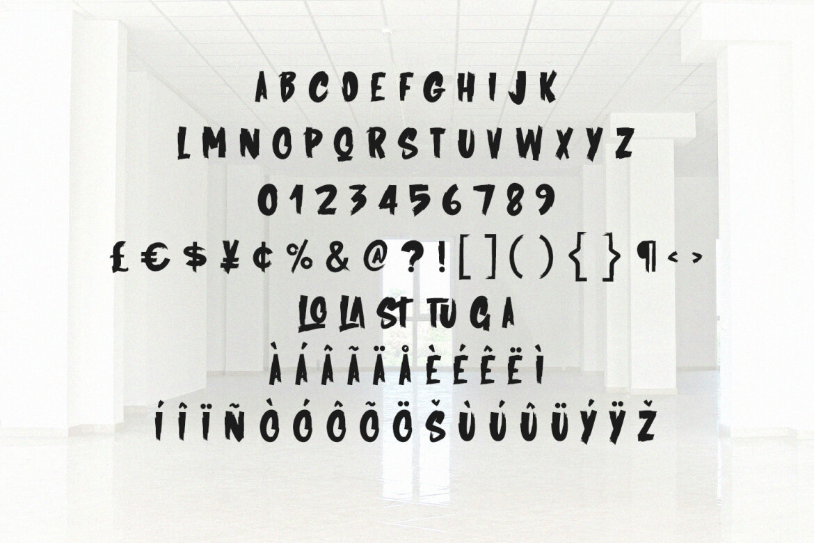 Lampur Sigmao Brush FREE Font - view 7