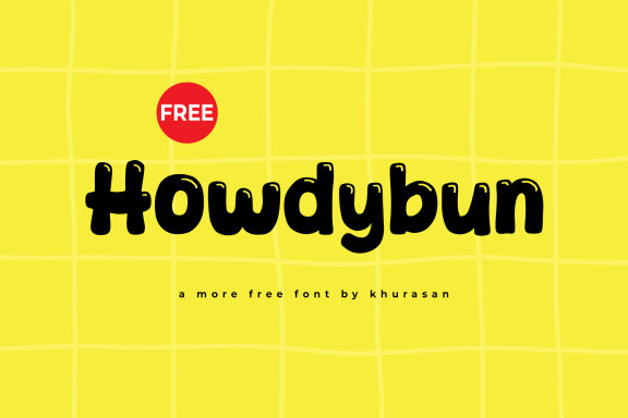 Howdybun FREE Font - view 1