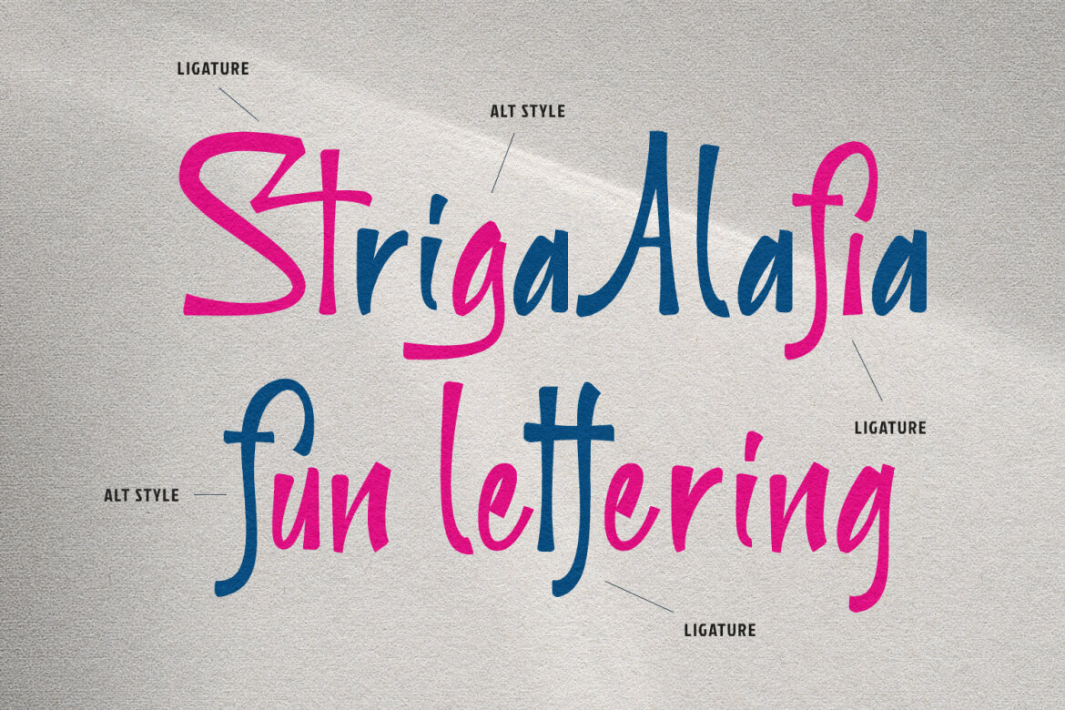 Striga Alafia FREE Font - view 7