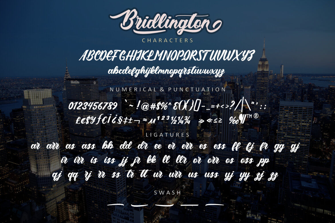 Bridlington FREE Font - view 5