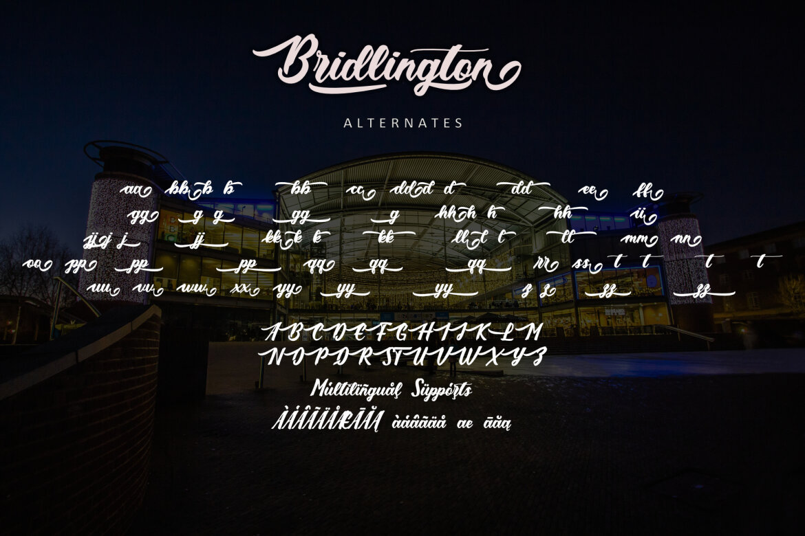 Bridlington FREE Font - view 6