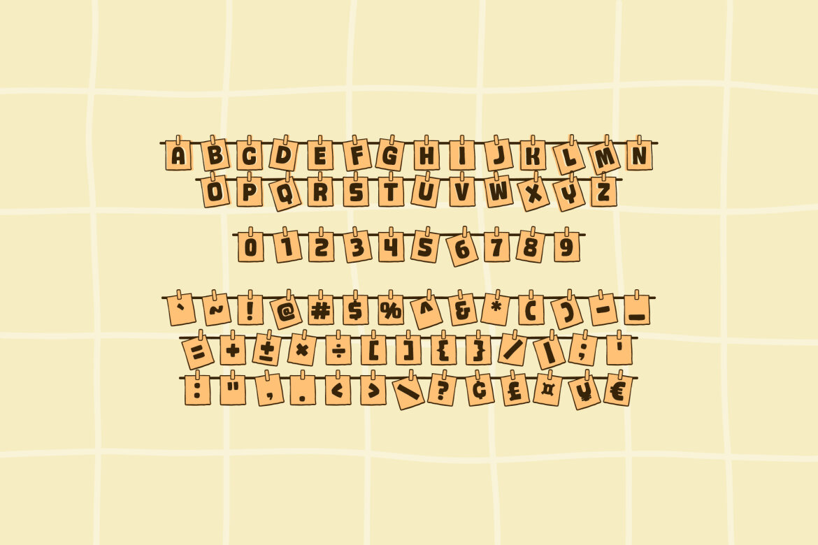 Notedry FREE Font - view 4
