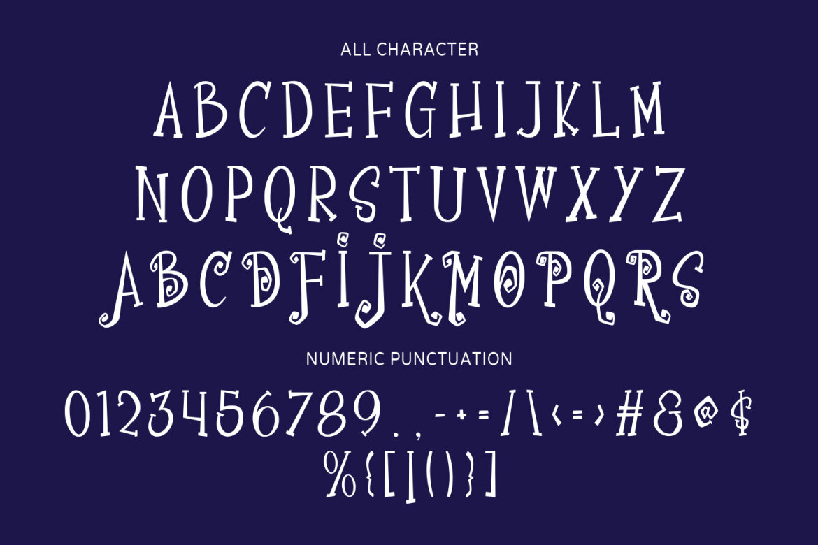Magicullos Halloween FREE Font - view 7