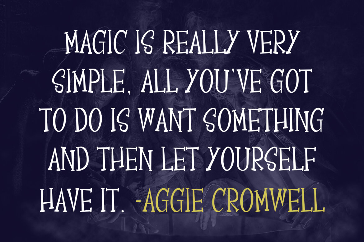 Magicullos Halloween FREE Font - view 5