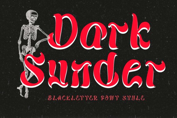 Dark Sunder FREE Font