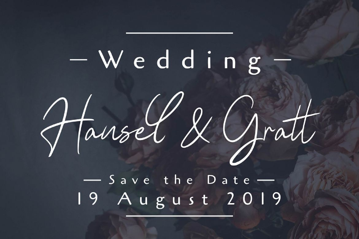 Hesgaki - Luxury Signature Font - view 3