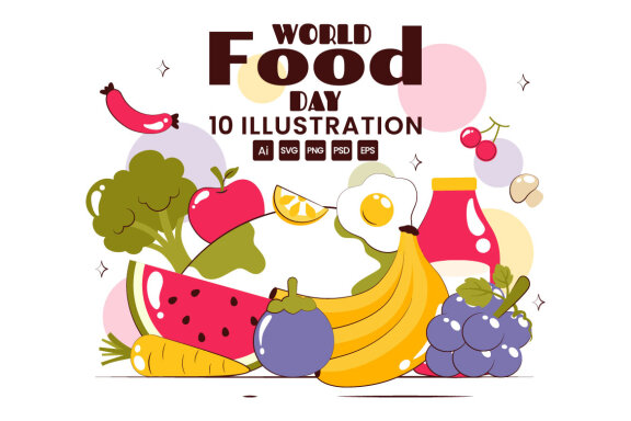 10 World Food Day FREE Illustrations