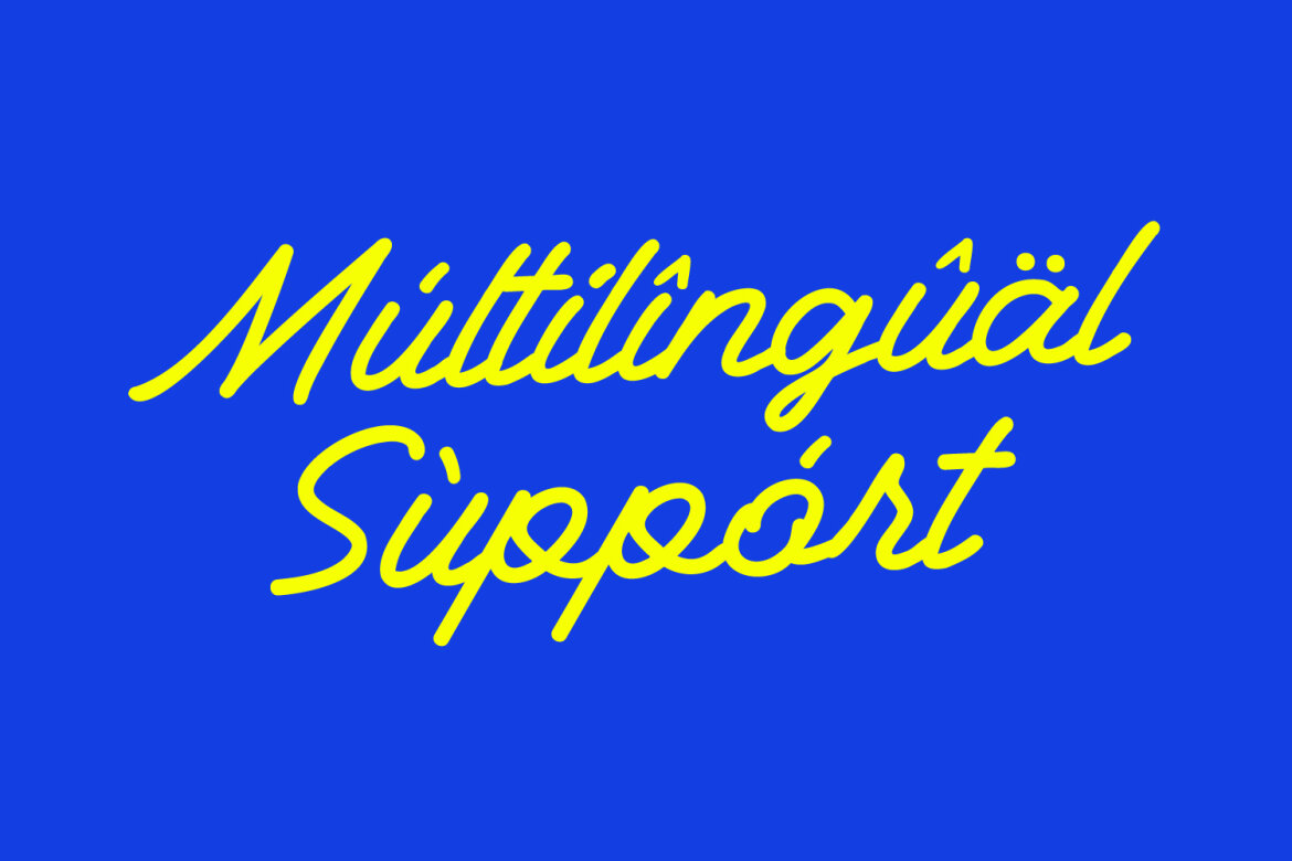 Moutre Monoline FREE Font - view 3