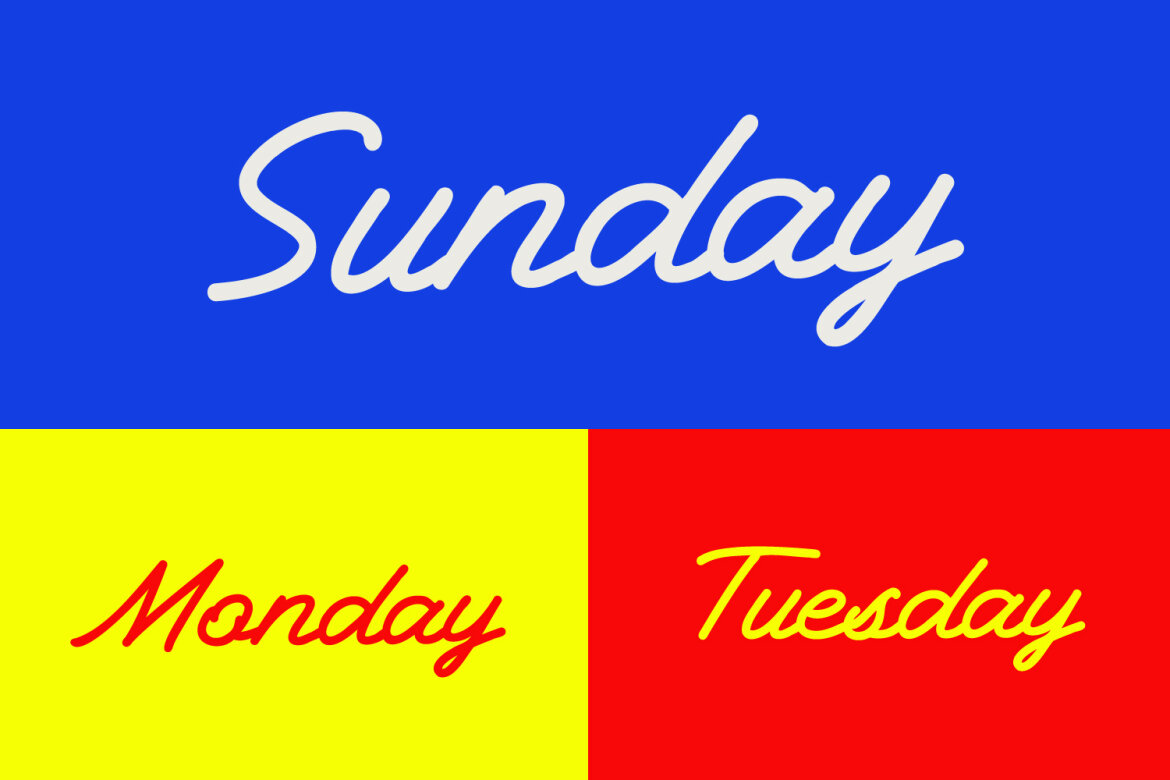 Moutre Monoline FREE Font - view 4