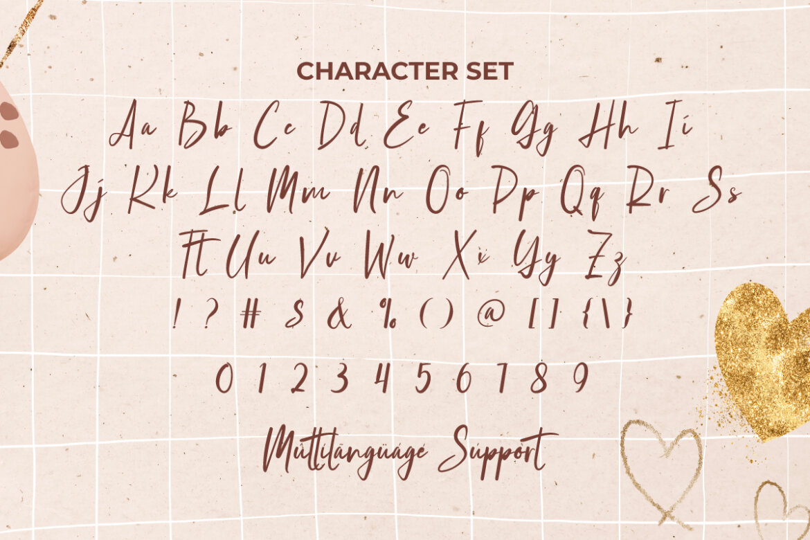 Aromatic Love FREE Font - view 5