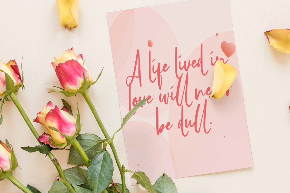 Aromatic Love FREE Font alternate