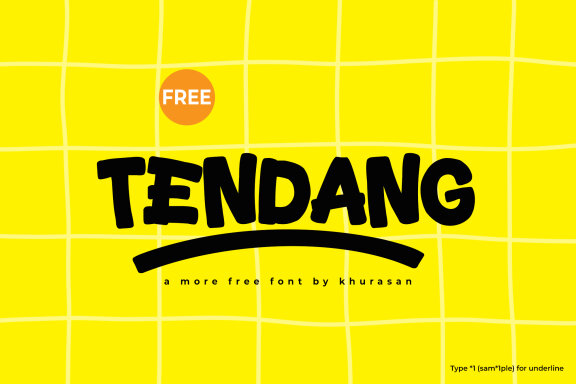 Tendang FREE Font