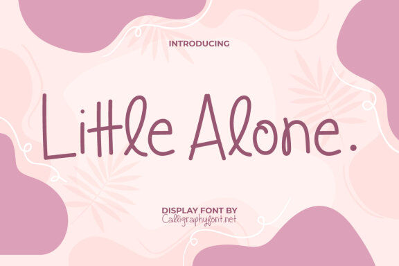 Little Alone FREE Font