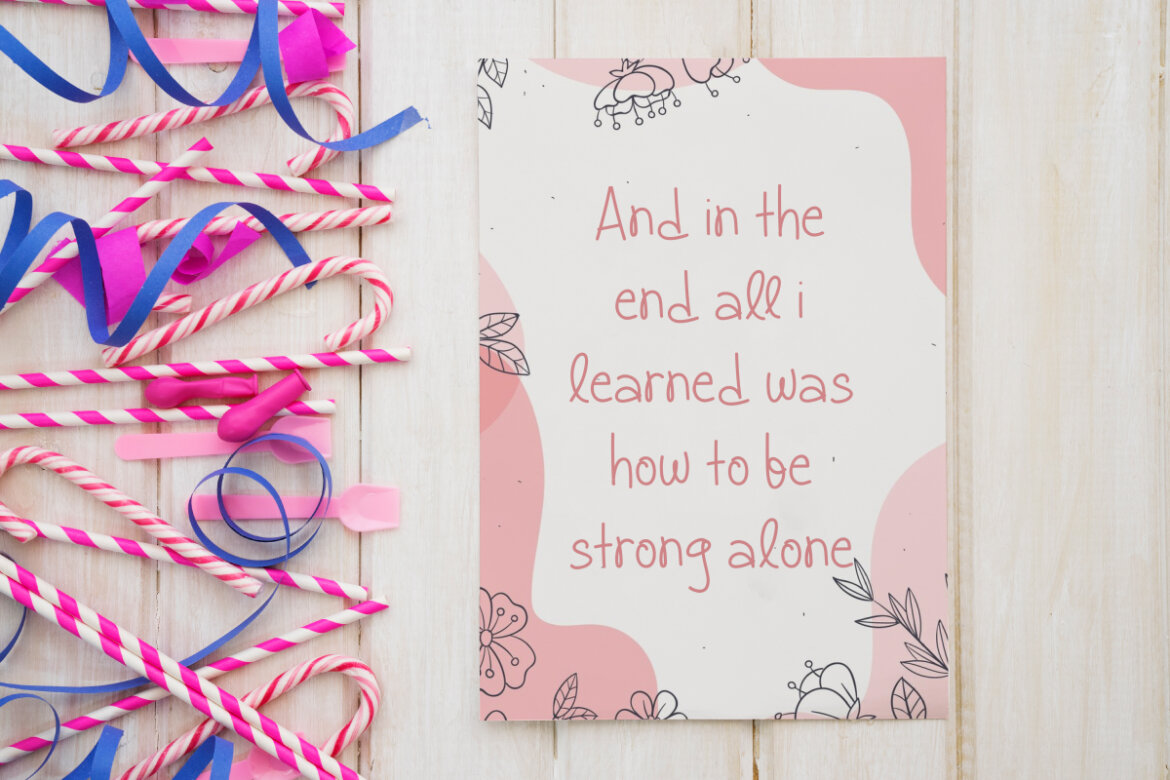 Little Alone FREE Font alternate