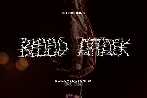 Blood Attack FREE Font