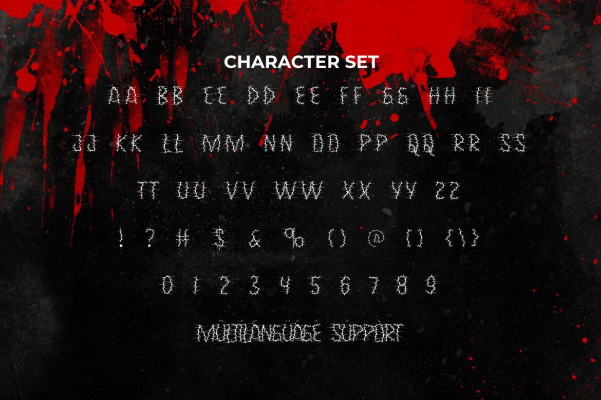 Blood Attack FREE Font alternate
