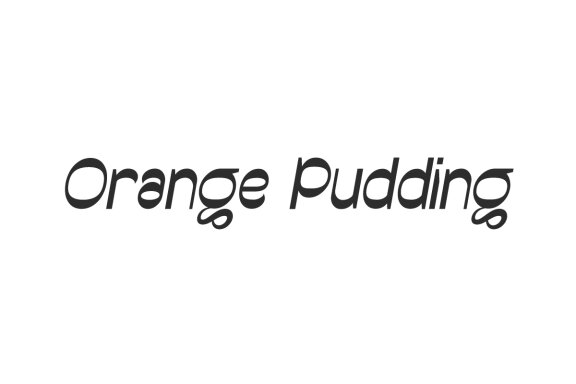 Orange Pudding FREE Font