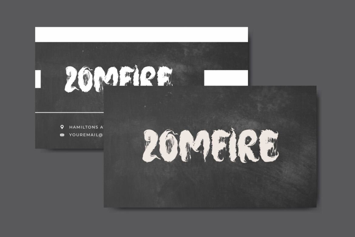 Zomfire FREE Font - view 4
