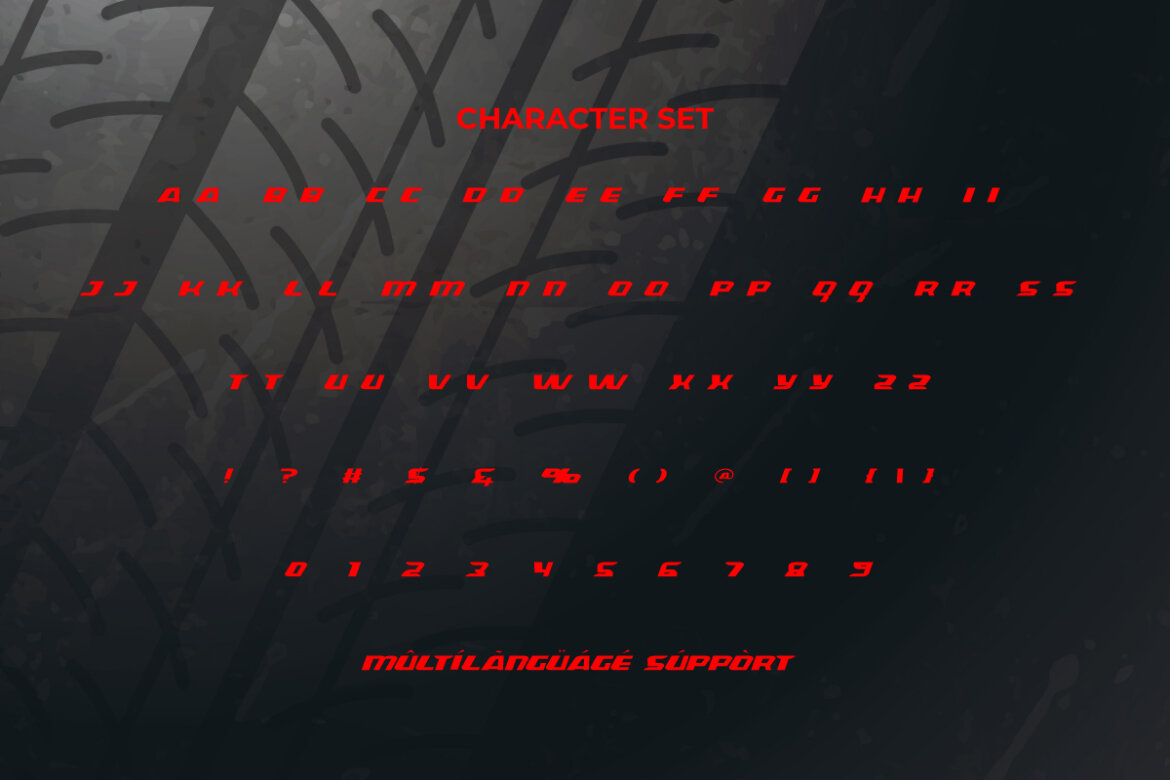 Racing Punch FREE Font - view 6