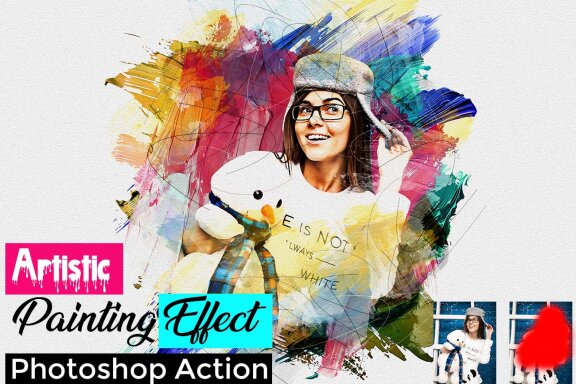 Artistic Painting Effect FREE Photoshop Action