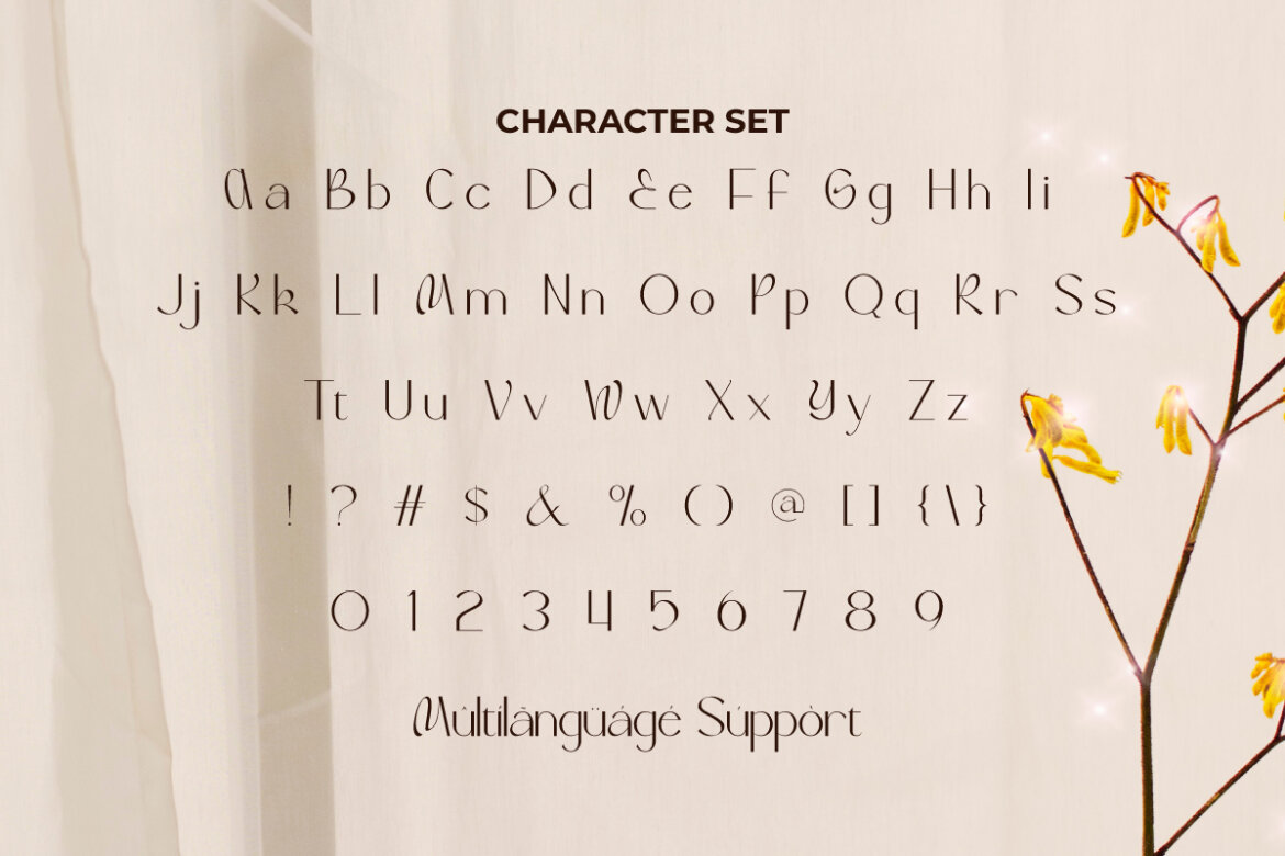 Bracella FREE Font - view 6