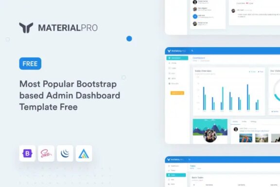 MaterialPro Free Bootstrap Admin Template