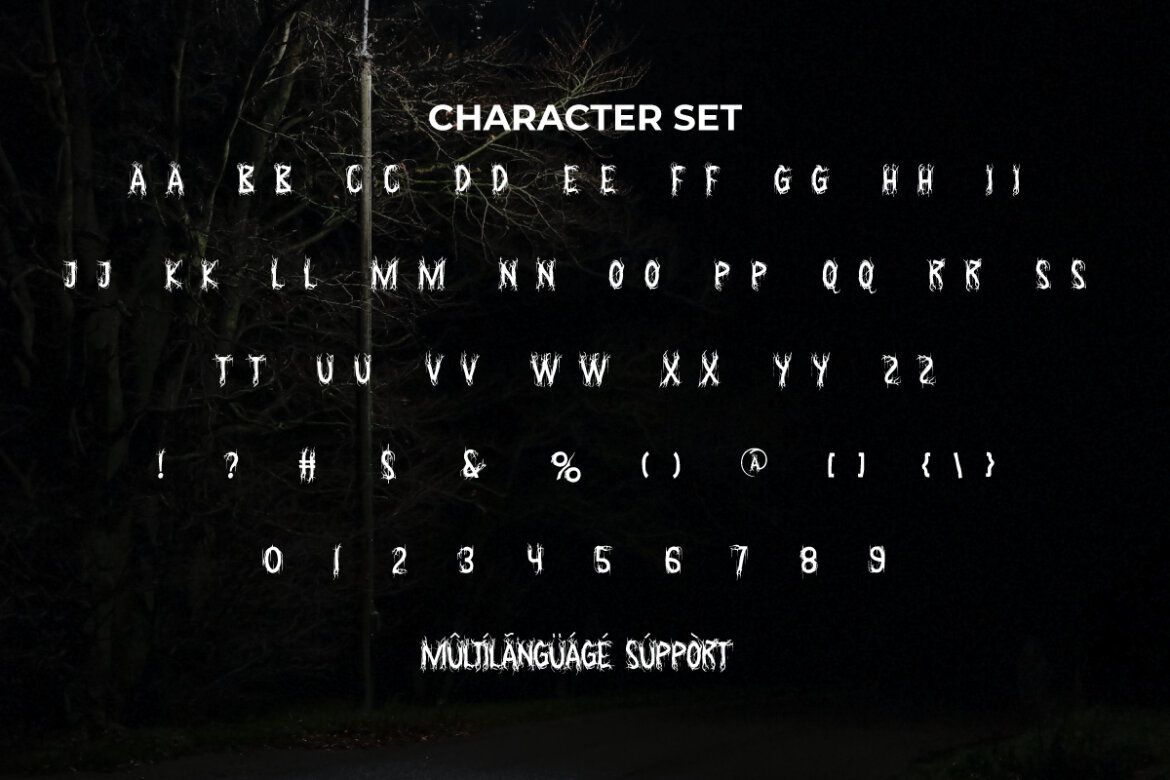 Night Metal FREE Font - view 5