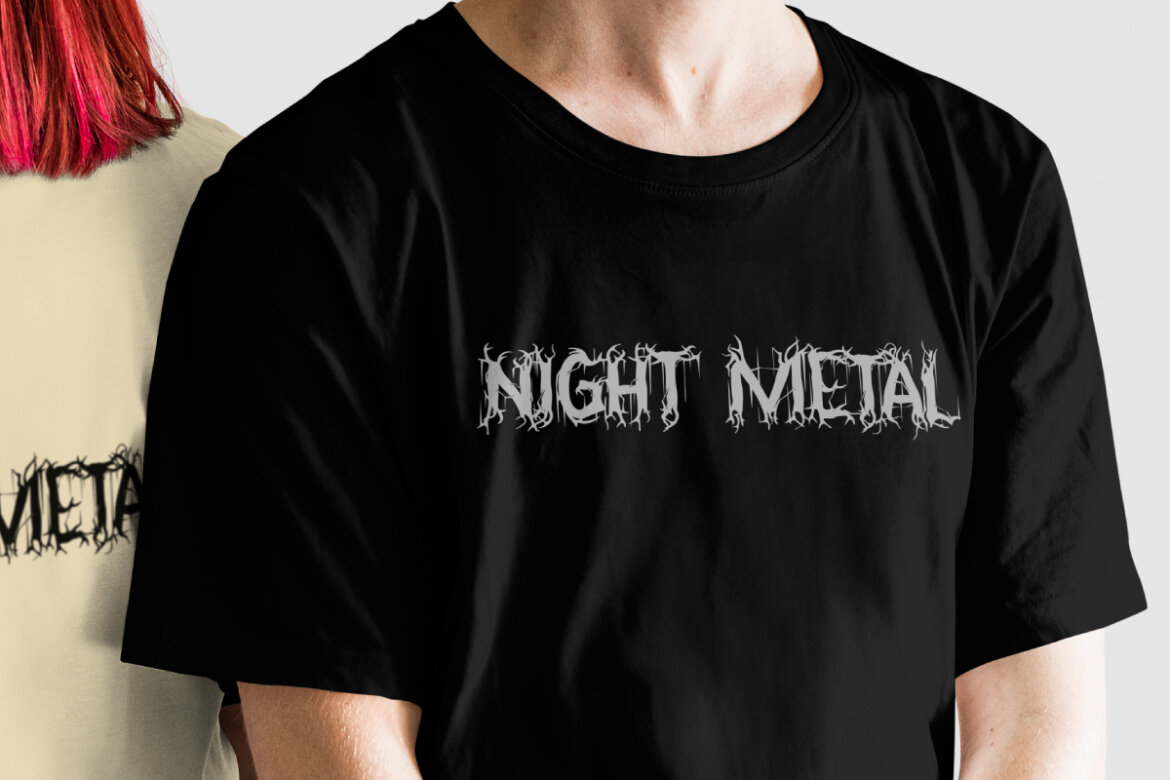 Night Metal FREE Font - view 7