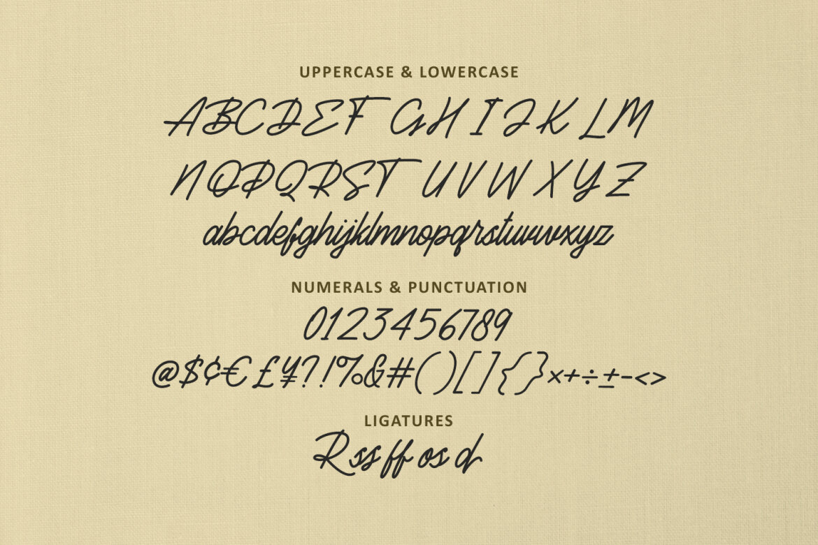 Rosmund Monoline FREE Script Font alternate