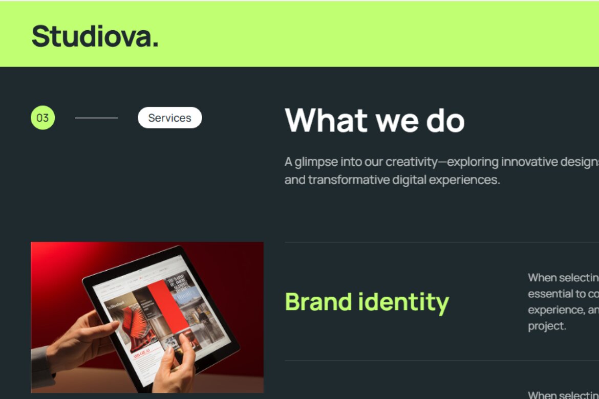 Studiova Agency & Business Bootstrap Template - view 4