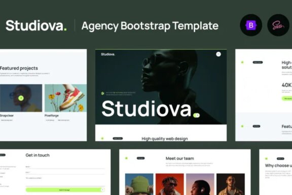 Studiova Agency & Business Bootstrap Template