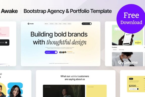 Awake – Agency & Portfolio Bootstrap Template
