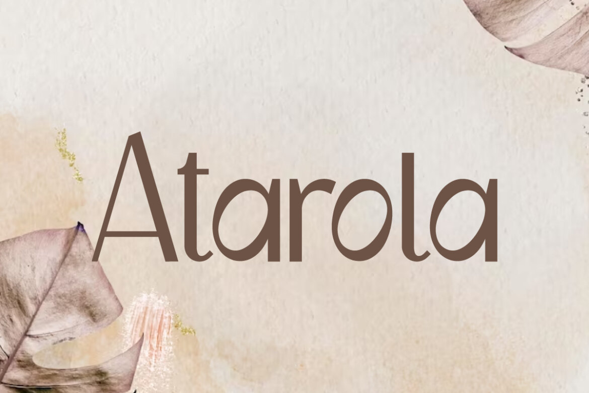 Atarola FREE Font alternate