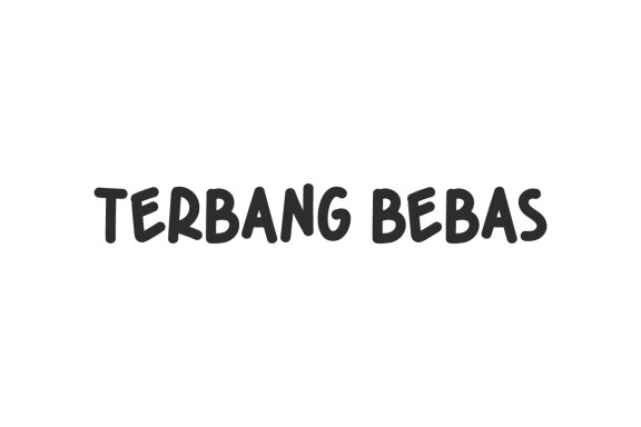 Terbang Bebas FREE Font