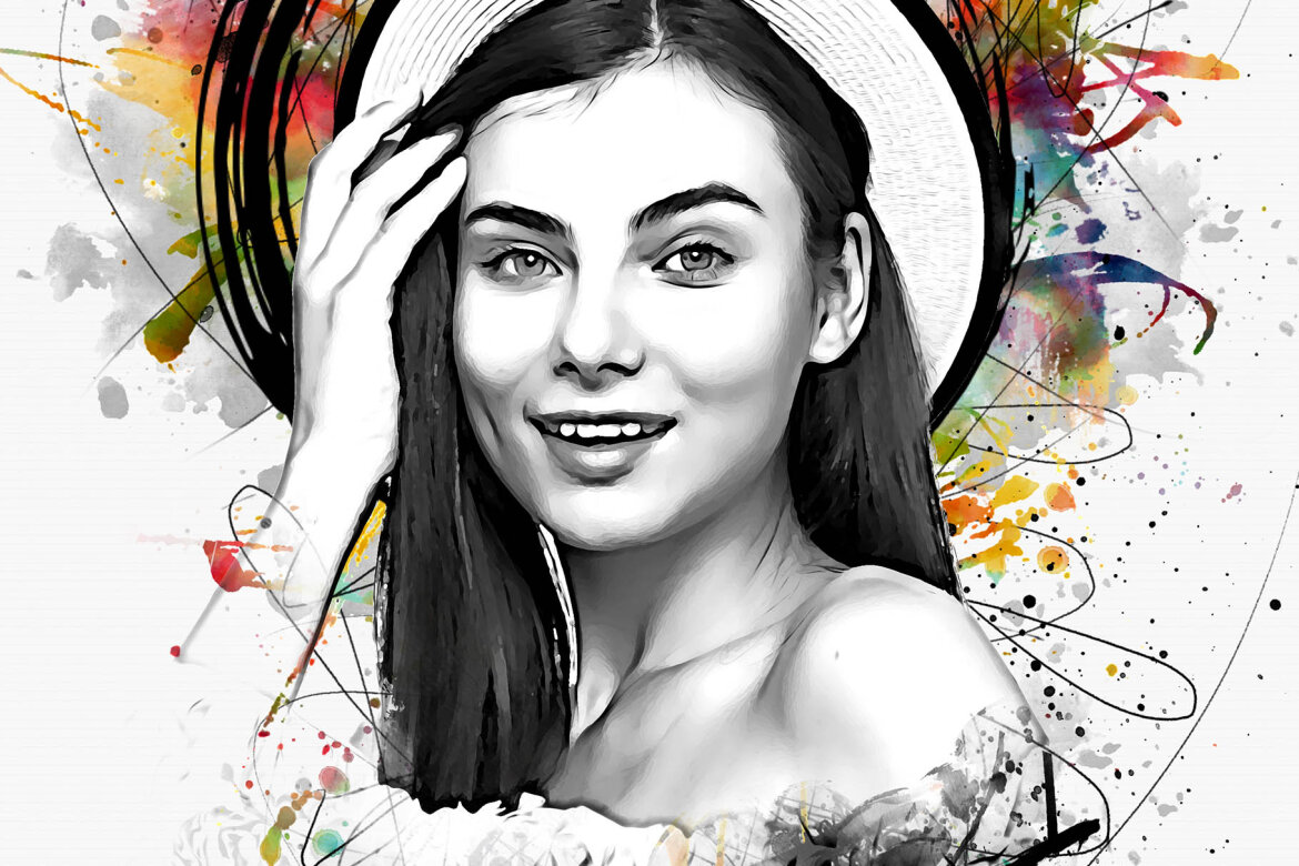 Abstract Mixed Media Art FREE Photo Effect - view 3